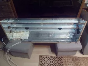 AL chladiče s LED pásky, osazené v krytu akva.